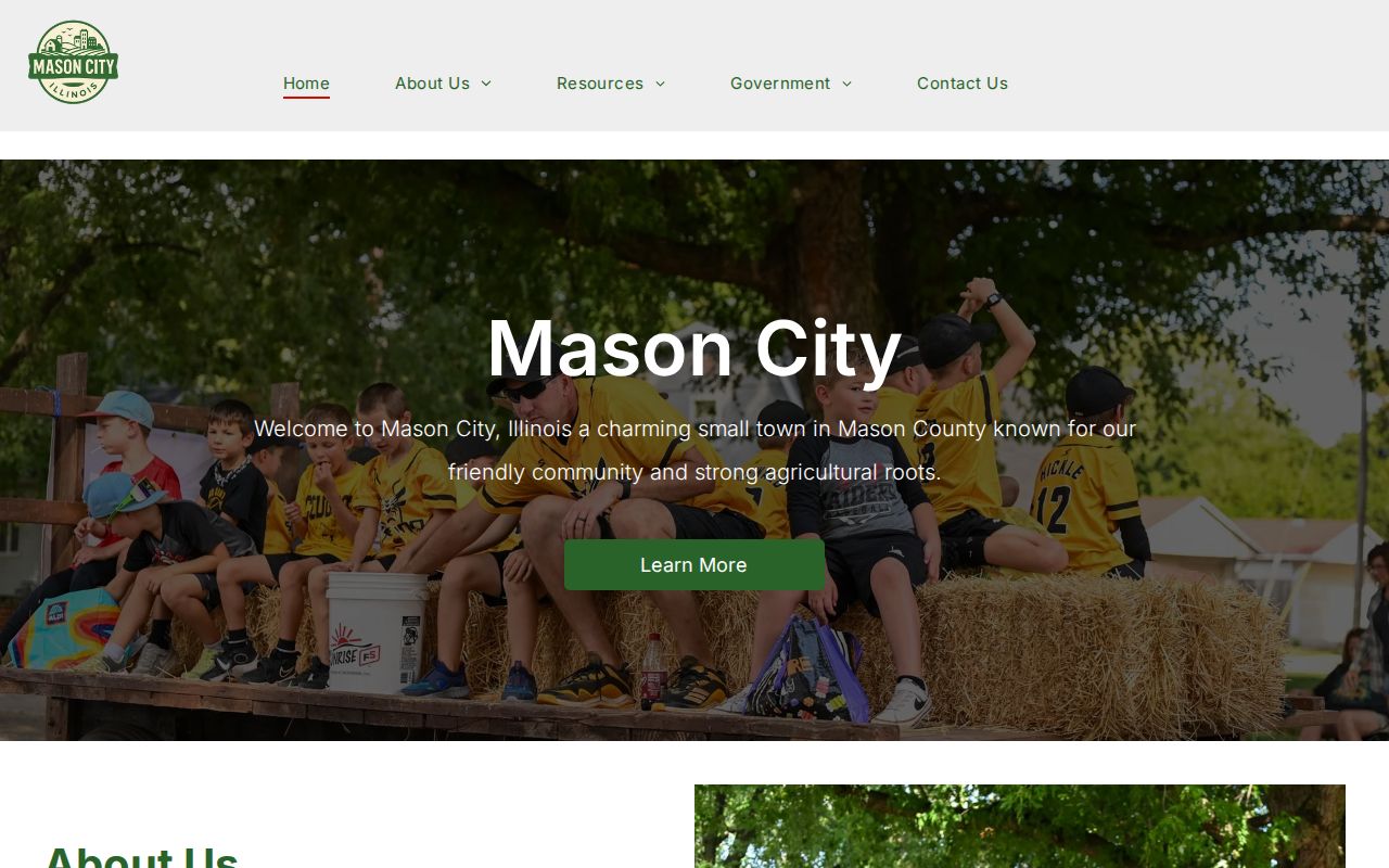 Official Mason City government webpage